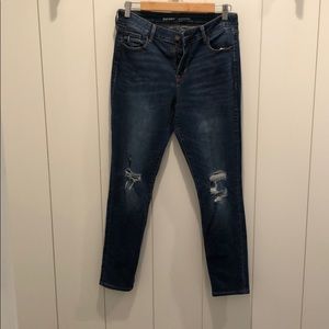 Jeans - Old Navy Rock star mid rise size 10